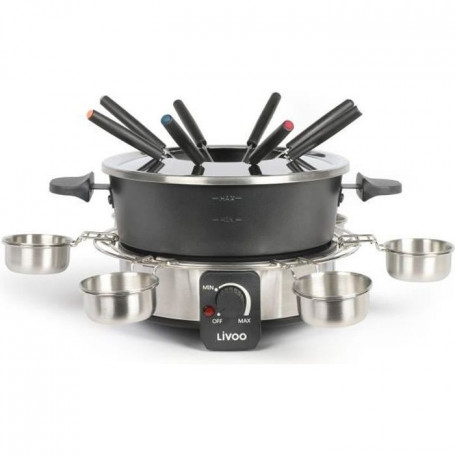 LIVOO DOC264 Appareil a fondue électrique 1000W - 1.8L - 8 fourchettes a fondue 73,99 €