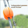 ANROI Lot de 6 Fixations pour Canne à pêche, protège-Canne, Pince Caoutchouc, Barre Silicone pour pêche, Support réutilisable