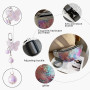 ANROI Sac Banane Holographique Brillant - Sac Ceinture Femme Cuir PU - Sacoche de Ceinture Réfléchissante Pochette de Voyage Bum