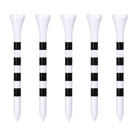 Zivisk Tee Golf Bois 70mm Lot de 100 Tees Golf en Bambou - Blanc