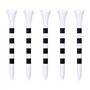 Zivisk Tee Golf Bois 70mm Lot de 100 Tees Golf en Bambou - Blanc