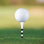 Zivisk Tee Golf Bois 70mm Lot de 100 Tees Golf en Bambou - Blanc