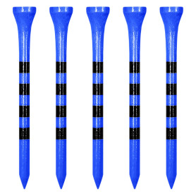 Zivisk Tee Golf Bois 83mm Lot de 100 Tees Golf en Bambou - Bleu