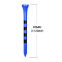 Zivisk Tee Golf Bois 83mm Lot de 100 Tees Golf en Bambou - Bleu