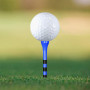 Zivisk Tee Golf Bois 83mm Lot de 100 Tees Golf en Bambou - Bleu