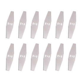 KLINNA Lot de 12 lames de rechange en métal durable pour tondeuse à gazon