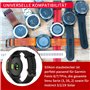 KLINNA 20 Bouchons Anti-Poussière en Silicone pour Garmin Fenix 8/7/7Pro, pour Forerunner 965/265/165/55 & Instinct 3/2/2X, Prot