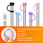 KLINNA Lot de 6 Capuchons de Paille en Silicone – Accessoire Antipoussière, Bouchon de Paille Sécurisé, Couvercle de Hygiénique,
