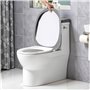Housse pour Abattant de Toilette avec Bande Élastique
