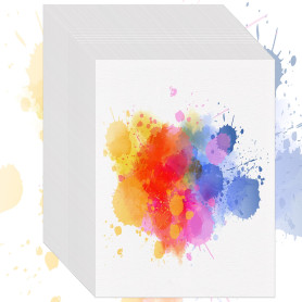 Bloc Papier Aquarelle A4 Kievano – 50 Feuilles 230g/m² en Pâte de Coton – Pour Aquarelle
