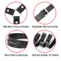 Ceinture Punk, Corset pour Femme en Cuir PU Noir Ceinture Réglable avec Cercle Gothique pour Dames Filles Cosplay Fête Rave Cost