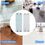 Lot de 4 serpillere microfibre pour Leifheit Combi/Clean Twist M Micro Duo, adaptées à tous types de sols, housse de rechange po
