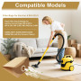 20 sacs d'aspirateurs pour Kärcher WD2 WD2 Premium MV2 WD 2.200 à WD 2.550 A2004 A2054 A2099, pour Kärcher 6.904-322.0 Sacs de p