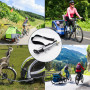Attelage De Remorque De Vélo, Coupleur d'attelage pour la Plupart des remorques de vélo, pour Remorque Vélo Convient La Plupart 