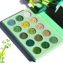 Palette Maquillage Yeux Vert Fard à Paupière,Afflano Eyeshadow Avocado Green Glitter Matte Professionnel,Fille Femme Kit Pigment