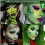 Palette Maquillage Yeux Vert Fard à Paupière,Afflano Eyeshadow Avocado Green Glitter Matte Professionnel,Fille Femme Kit Pigment