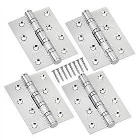 4 Pcs Charniere Inox Exterieur