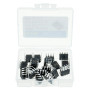 BOJACK JRC4558 est un double amplificateur opérationnel avec circuit de compensation interne (pack de 20 pièces)