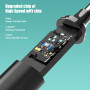 WIFI Otoscope Oreille, 1296P HD Kit Camera Oreille d'élimination du cérumen avec 6 lumières LED, IP5X Étanche Nettoyant Oreille 