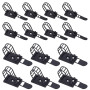 Rustark 50 pcs 2 Tailles réglable Autocollantes câble en Nylon Sangles Attaches de câble Cordon Pince pour Fils de Gestion