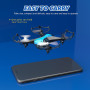 tech rc Mini Drone 20 Minutes Autonomie et Télécommande, Mini Drone Enfant avec 2 Batteries, 2.4GHz 4 Axes Gyro Mode sans Tête 3