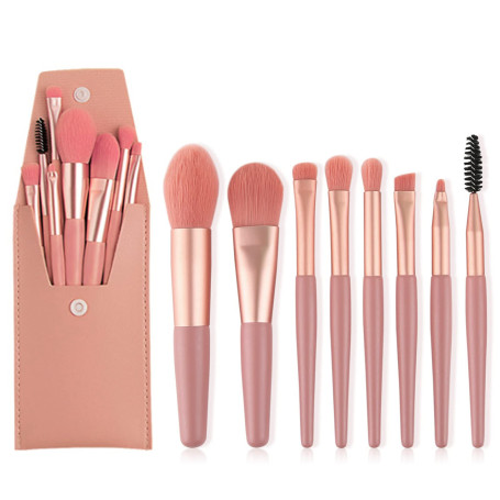 8 pinceaux de maquillage professionnels Kabuki