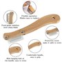 VOSSOT Lot de 2 Couteaux de Boulanger, Couteau à pâte Avec 20 Lames Rasoir à Pain, Couteau Boulanger en Bois - Couteau à Pain In