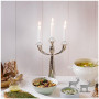 BOBOZHONG Mini Bougeoir en métal,20 pièces Chandelier Petit,Support de Bougies,Bougeoir Décoration de Table Bougie Buses Métal,I