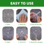 Lot de 30 crochets adhésifs muraux, ni clou ni vis, vis adhésives sans perforation, transparents, fixation murale forte pour cui