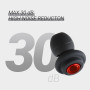 Bouchons d’oreilles pour dormir en silicone souple – Protection auditive réutilisable avec 6 embouts en S/M/L – Bouchons pour la