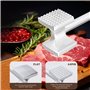 Marteau Viande 27 cm en Acier Inoxydable – Attendrisseur de Viande à Double Face antiadhésif pour Steak, côtelettes, Porc et Pou