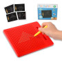 Tablette Dessin Enfant magnétique – Jeux pour occuper Les Enfants dans la Voiture – Magnetic Book éducatif Rouge