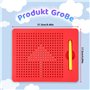 Tablette Dessin Enfant magnétique – Jeux pour occuper Les Enfants dans la Voiture – Magnetic Book éducatif Rouge, idéal pour Les