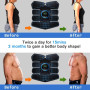 Queath Électrostimulateur musculaire, ceinture électrostimulateur pour Abdominaux, ABS Trainer/Toner pour Abdom/Bras/Vie/Jambes