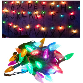 Led Cordes Guirlande Lumineuse Batterie Lumières pour arbres de Noël Batterie multicolore Décoration de Noël intérieure/extérieu