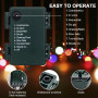 Led Cordes Guirlande Lumineuse Batterie Lumières pour arbres de Noël Batterie multicolore Décoration de Noël intérieure/extérieu