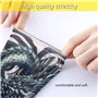 Vordas Manches Faux Tatouage, 6pcs Temporaire Faux Glissement Tatouage Manches Bras Kit Collection (D)