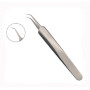 set (3PCS) Silver Professional Retirer les points noirs Pince à épiler Acier inoxydable Droit / incliné et pointu
