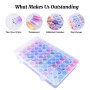 KIMIGO Diamond Painting Accessoires Boite de Rangement,Boîte de Rangement Diamant,Boite de Rangement Diamond Painting Accessoire