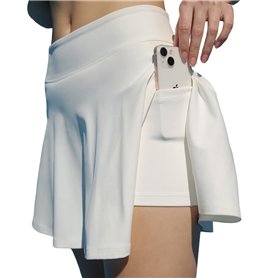 XFSRG Jupe de Tennis pour Femme avec Short et Poches Taille Haute pour Golf Cyclisme Randonnée Course à Pied