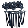 CUVZORA 100 pièces de boucles de serrage universelles