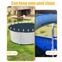 CUVZORA 12 Pièces Métalliques pour Couverture de Piscine, Clips de Fixation pour Bâche de Piscine, Pinces de Fixation avec Feuil