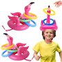 CUVZORA 10 pièces Bouée Piscine Gonflable Flamant Rose