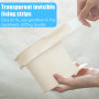 CUVZORA Lot de 4 supports de drap de lit avec bandes de fermeture, universels pour tous les types de matelas, matériau PVC robus