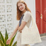 CUVZORA Sac à bandoulière été femme - Sac boho crocheté - Filet léger pour plage, vacances, shopping & quotidien - Tendances est
