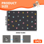 ARTGUTS Tapis de gamelle pour chiens et chats - Absorbant - Séchage rapide - Tapis d'alimentation antidérapant pour animaux de c
