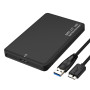 Asbter USB 3.0 HDD SATA disque dur externe boîtier de disque pour 9.5mm 7mm 2