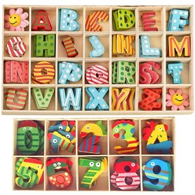 Amasawa Lettres en Bois Ensemble