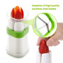 Coupe Concombre Mandoline Outil Cuisine - Coupe-legumes Manuelle Multifonctionnel avec Lame en Acier Inoxydable pour Fruits, Car
