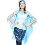 kajkey Ponchos de Pluie Jetables-Ponchos de Pluie Réutilisable Pliable Imperméable Respirant avec Boule de rangement étanche Pou